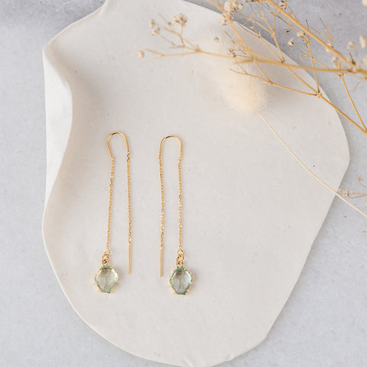 Boucles d'oreilles Amandine pendantes