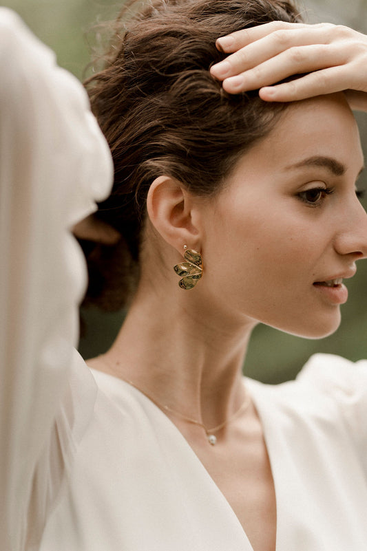 Boucles d'oreilles Nymphéa - maisonapollonia