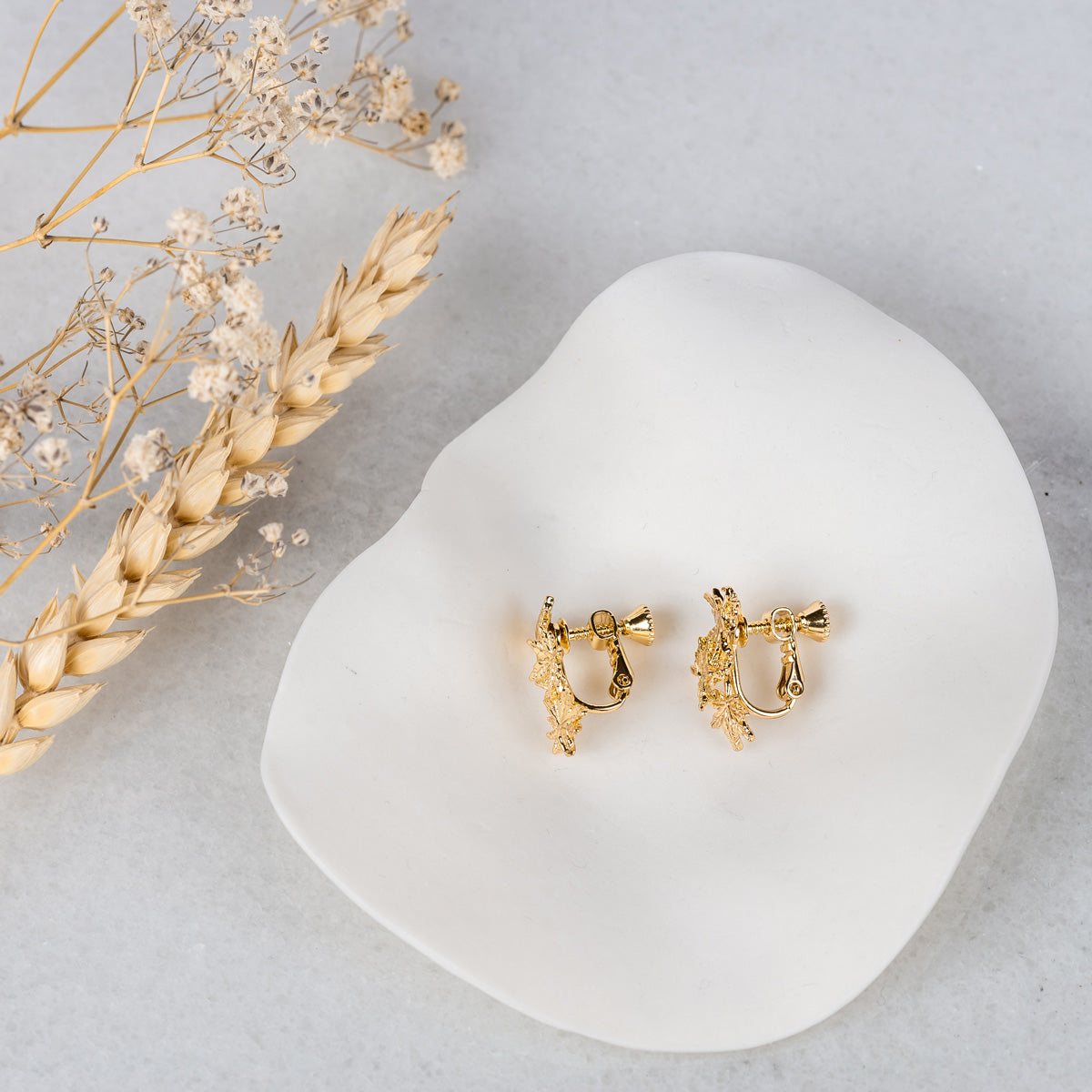 Boucles d'oreilles Autumn pour oreilles non percées - maisonapollonia